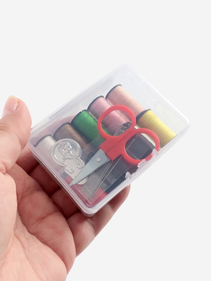 Швейный набор, 22 предмета, в пластиковом контейнере, 7.8×5.7×2.7 см