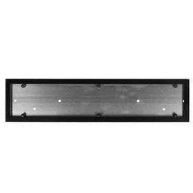 Держатель номера, набор 2 шт., металл, черный