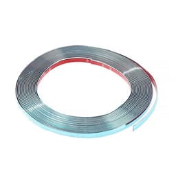 Профиль для автомобиля, декоративный TORSO, 1.5 см × 13 м, хром