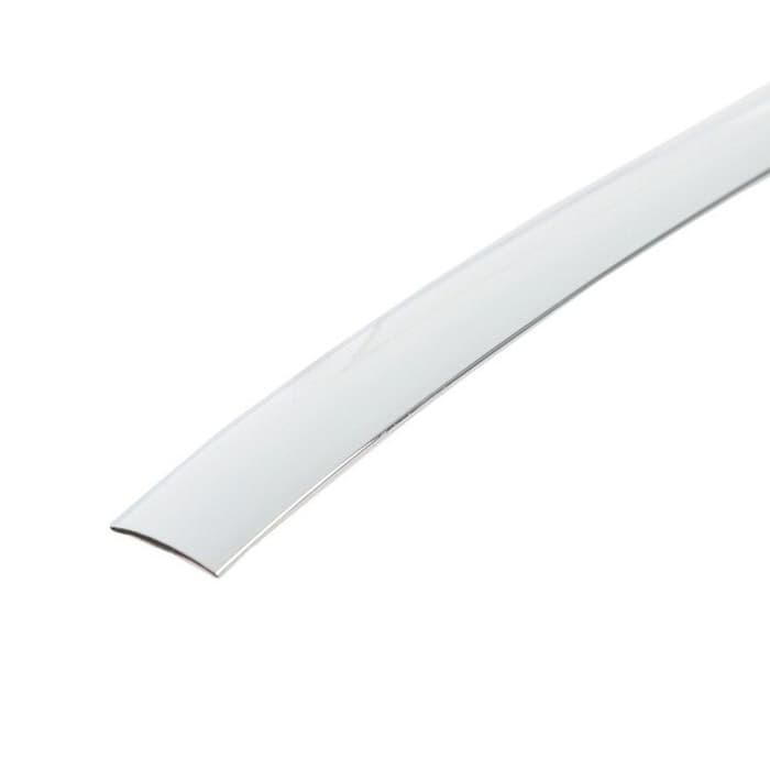 Профиль для автомобиля, декоративный TORSO, 1.5 см × 13 м, хром