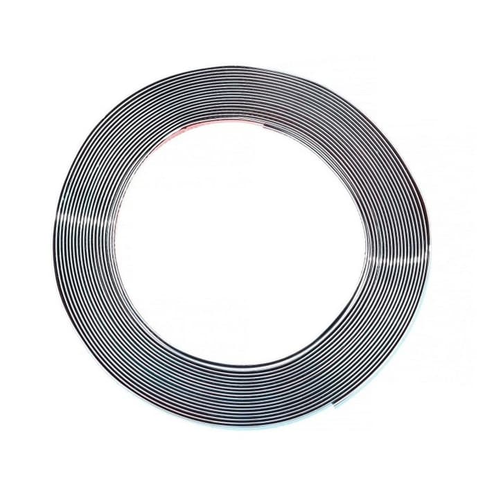 Профиль для автомобиля, декоративный TORSO, 1.5 см × 13 м, хром