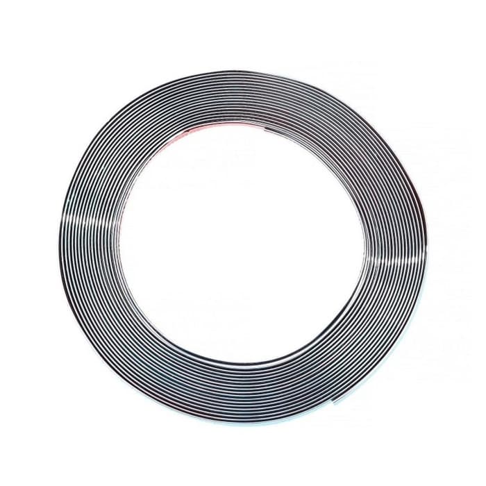 Профиль для автомобиля, декоративный TORSO, 1.5 см × 13 м, хром