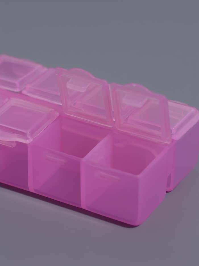 Органайзер для хранения мелочей, 10 ячеек, 8.8×4.5×2.1 см, МИКС