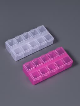 Органайзер для хранения мелочей, 10 ячеек, 8.8×4.5×2.1 см, МИКС