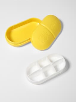 Таблетница Pill Box, 6 секций, 10×5.5×3 см, МИКС