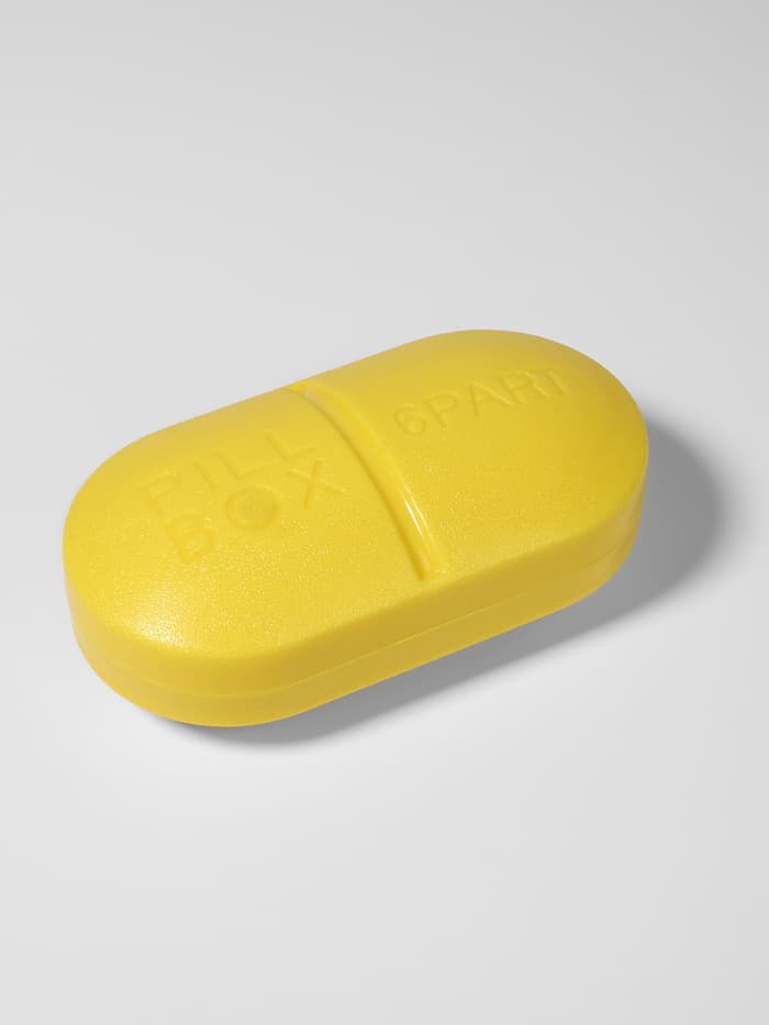 Таблетница Pill Box, 6 секций, 10×5.5×3 см, МИКС