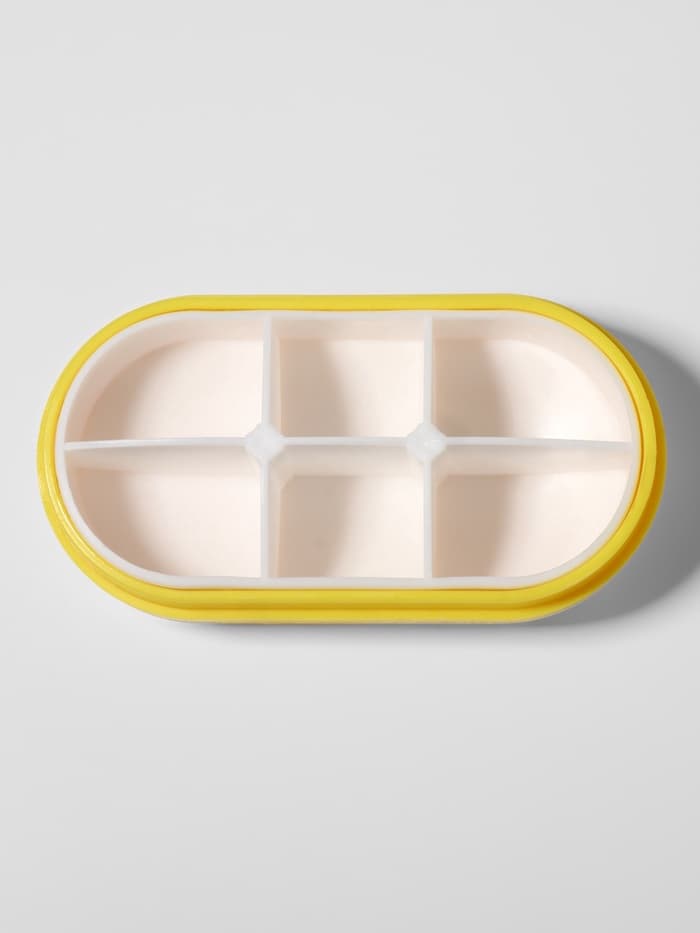 Таблетница Pill Box, 6 секций, 10×5.5×3 см, МИКС