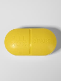 Таблетница Pill Box, 6 секций, 10×5.5×3 см, МИКС