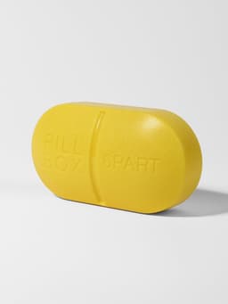 Таблетница Pill Box, 6 секций, 10×5.5×3 см, МИКС