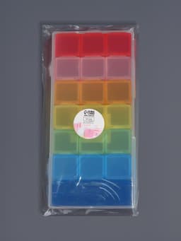 Органайзер для хранения мелочей, 21 ячейка, 19×8×2 см, МИКС