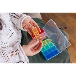 Органайзер для хранения мелочей, 21 ячейка, 19×8×2 см, МИКС