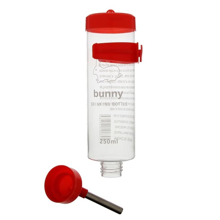 Поилка для грызунов, 250 мл, 16.5×5 см, цвет МИКС