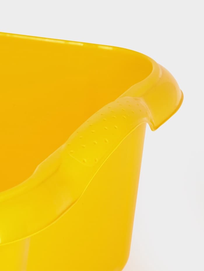 Таз прямоугольный, 14 л, 41.5×32×16 см, пластик, МИКС