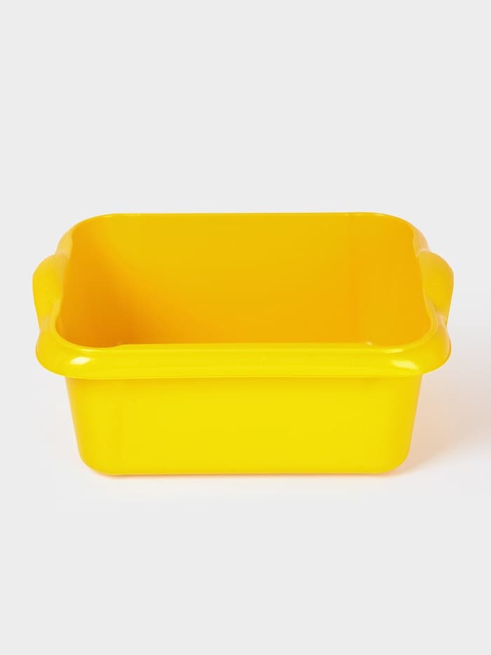 Таз прямоугольный, 14 л, 41.5×32×16 см, пластик, МИКС