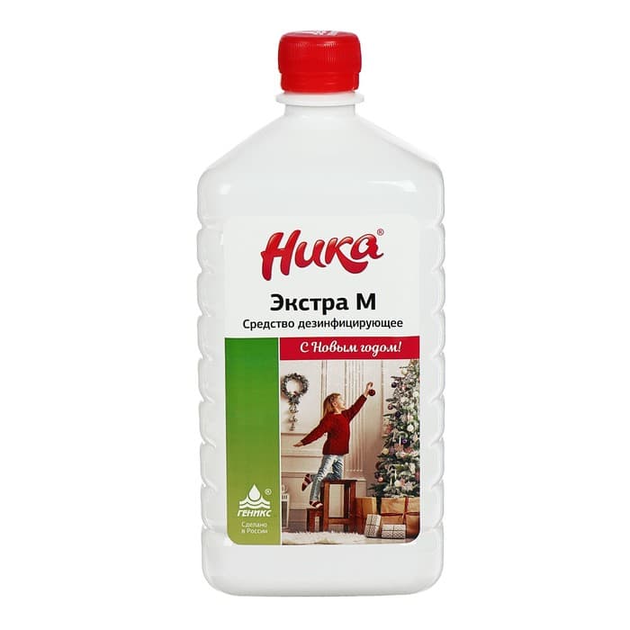 Дезинфицирующее средство с моющим эффектом «Ника-Экстра М», 1 л