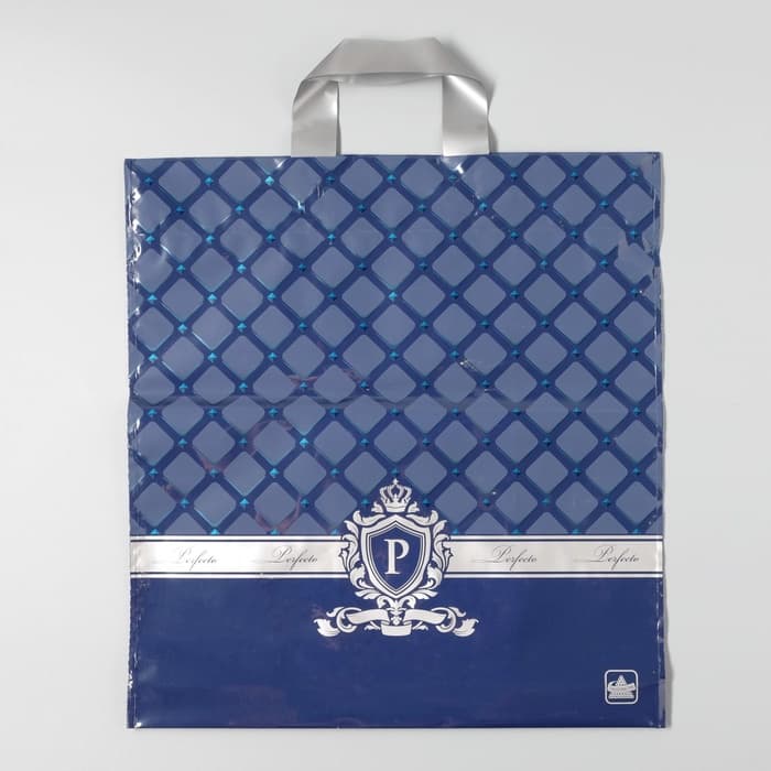 Пакет «Перфекто Сапфир», полиэтиленовый с петлевой ручкой, 37×40 см, 95 мкм