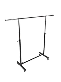 Вешало П-образное, чёрное 90-170×44×75-150 см