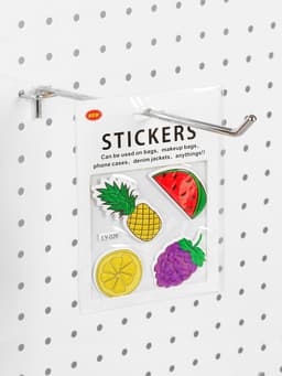 Крючок одинарный для металлической перфорированной панели, d=6 мм, L=25 см, шаг 25 мм, цвет хром