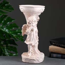 Подставка для мелочей «Два ангела», состаренный, 36 см