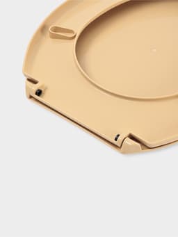 Сиденье для унитаза «Декор. Кожа», 44.5×37.5 см, с крышкой, коричневое