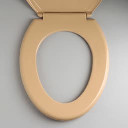 Сиденье для унитаза «Декор. Кожа», 44.5×37.5 см, с крышкой, коричневое