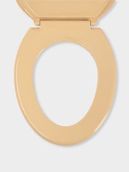 Сиденье для унитаза «Декор. Кожа», 44.5×37.5 см, с крышкой, коричневое