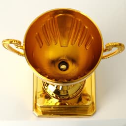 Кубок 092, наградная фигура, золото, подставка пластик, 19.8 см