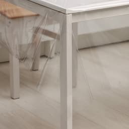 Клеёнка на стол ПВХ Доляна «Жидкое стекло», ширина 137 см, толщина 0.25 мм, рулон 50 м, прозрачная