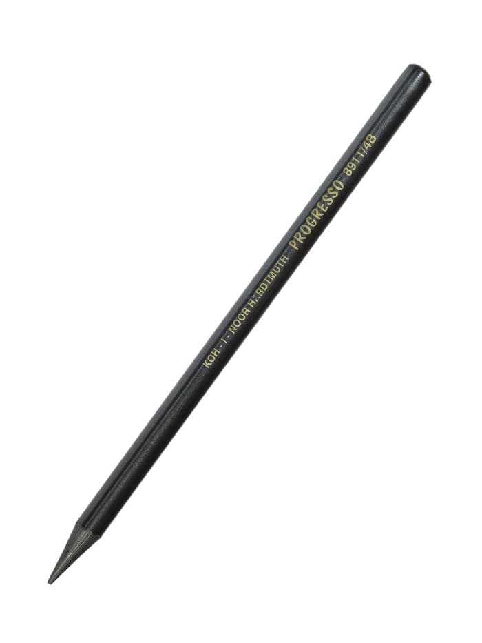 Набор карандашей цельнографитовых Koh-I-Noor. PROGRESSO 8915, 6 штук, разной твёрдости, круглый