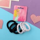 Резинки для волос Выбражулька «Блеск», набор 6 шт., стразинки, чёрные, белые