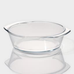 Кастрюля для запекания Доляна «Фуэго», 2 л, 25.5×22×6.2 см, жаропрочное стекло, с крышкой