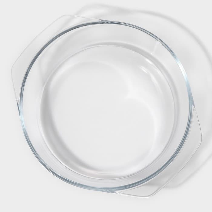 Кастрюля для запекания Доляна «Фуэго», 2 л, 25.5×22×6.2 см, жаропрочное стекло, с крышкой