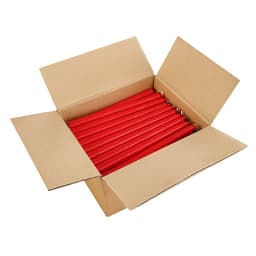 Свеча античная, 2.2×25 см, лакированная красная