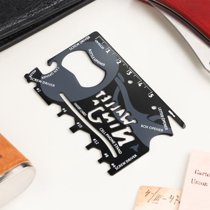 Карта выживания Wallet ninja, 0.5×5.5×8.5 см, в чехле