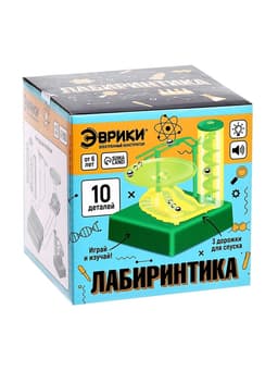 Конструктор электронный «Лабиринтика», световые и звуковые эффекты, 10 деталей