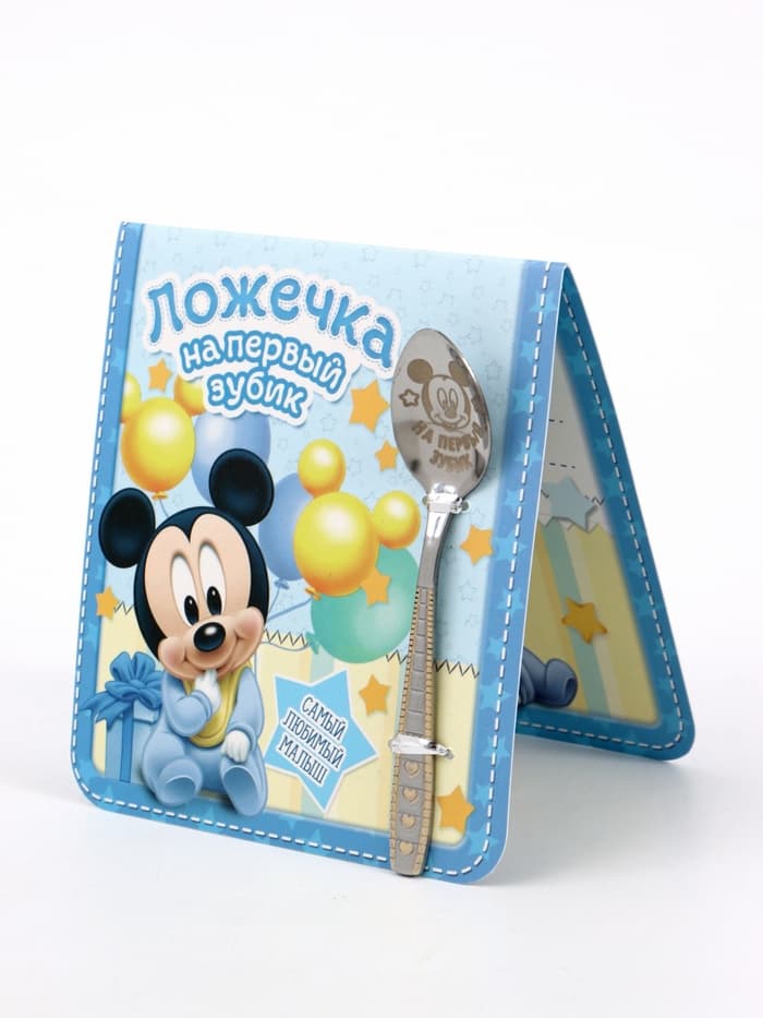 Ложка детская «На первый зубик», 2.3×11 см, Микки Маус