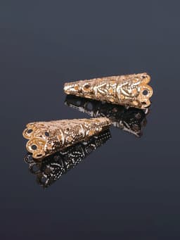 Шапочки для бусин (набор 10 шт.), СМ-103-1, 23×14 мм, цвет золото