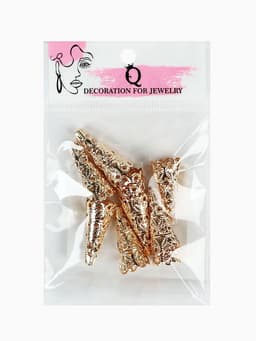 Шапочки для бусин (набор 10 шт.), СМ-103-1, 23×14 мм, цвет золото