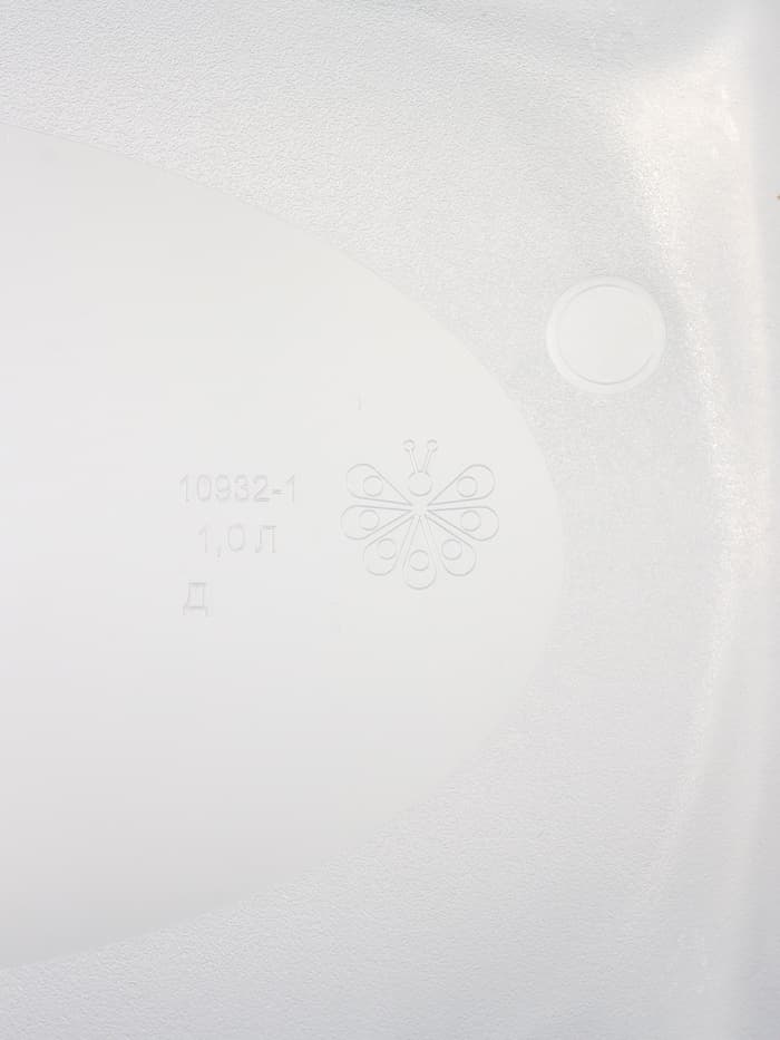 Контейнер для продуктов Полимербыт «Каскад», 1 л, пластик, прозрачный, крышка микс