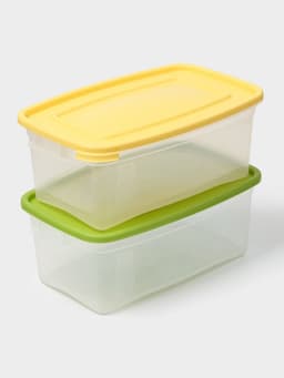 Контейнер для продуктов Полимербыт «Каскад», 1 л, пластик, прозрачный, крышка микс