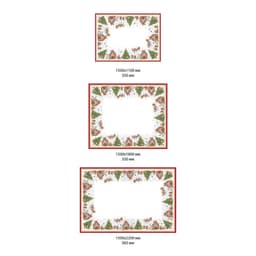 Кухонный набор новогодний «Этель. Новогодняя сказка»: скатерть 150×220 см ±3 см с ГМВО, салфетка 40×40 см-12 шт.