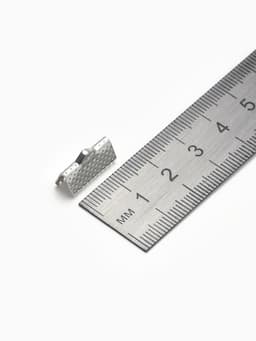 Зажим для ленты (набор 10 шт.) 16 мм СМ-341, цвет серебро