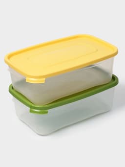 Контейнер для продуктов Полимербыт «Каскад», 2.2 л, пластик, прозрачный, крышка микс