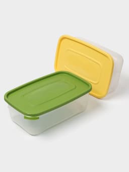 Контейнер для продуктов Полимербыт «Каскад», 2.2 л, пластик, прозрачный, крышка микс