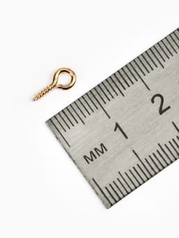 Штифт винтовой для кулона СМ-934, набор 50 шт. 1.2×0.5×0.1 см, цвет золото