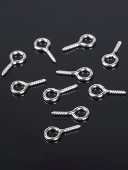 Штифт винтовой для кулона СМ-936, (набор 10 шт.) 1.4×0.7×0.15 см, цвет серебро