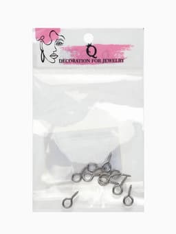 Штифт винтовой для кулона СМ-936, (набор 10 шт.) 1.4×0.7×0.15 см, цвет серебро