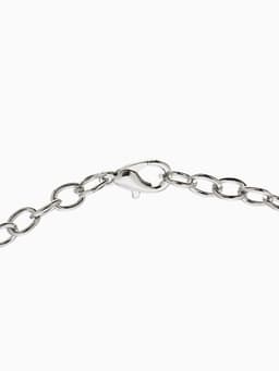 Цепочка с карабином, набор 5 шт. L=50 см, 7×5×1 мм, СМ-1935, цвет серебро