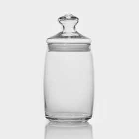 Банка для хранения сыпучих продуктов Paşabahçe Cesni, 1.1 л, стекло, прозрачная