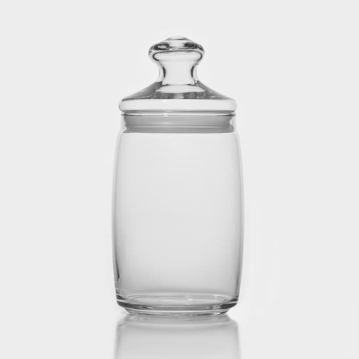 Банка для хранения сыпучих продуктов Paşabahçe Cesni, 1.1 л, стекло, прозрачная